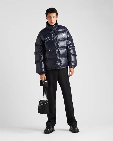 mens prada coats|prada down jacket men's.